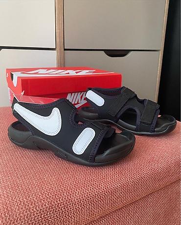 найк nike: Продаю НОВЫЕ детские сандали Nike ( Black/White) 👇 Размер: eur: 31 — 1