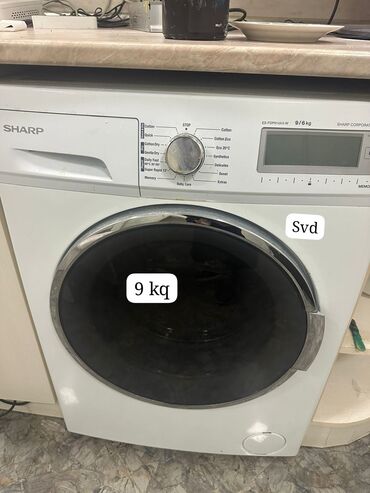 sharp soyuducu servis: Стиральная машина Sharp, 9 кг