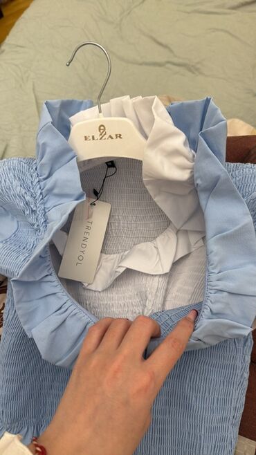 Qadın şalvarları: Şalvar, Trendyolmilla, S, M, rəng - Bej — 14