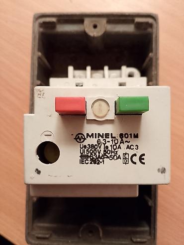 gobleni katalog: MINEL 601M – termomagnetski motorni zaštitni sklopnik - Opseg — 1