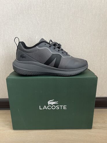 кроксы цена: Мужские кроссовки, 42, Lacoste, Новый, цвет - Серый, Самовывоз, Бесплатная доставка, Платная доставка