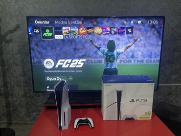 oyun pultları: Ps 5 Slim Diskli Versıya Rus Versıyası En dozumlu versıya Yaddas 1 TB