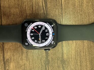 apple watch 4 44: İşlənmiş, Smart saat, Apple, Sensor ekran, rəng - Qara