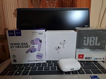 qulaqciqlar ucuz: Yeni Simsiz (Bluetooth) Qulaqcıqlar, Hoco, rəng - Bənövşəyi — 1