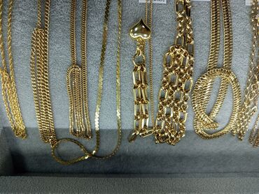 Наборы украшений: Золотые украшения «АЛТЫН» (проба 585) - Браслеты: якорные, панцирные — 4