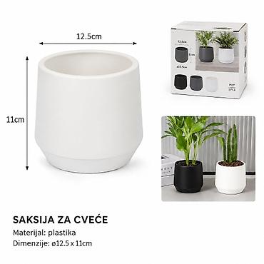 KMT Odvojivi okrugli plastični saksija mala 502115 Kompaktna saksija