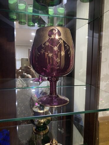 Digər dəstlər və servizlər: Bohem üslublu şüşə dəst - Material: qalın keyfiyyətli şüşə, üzərində — 8