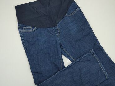 spódniczka ze skóry naturalnej: Jeans, XL (EU 42), condition - Perfect