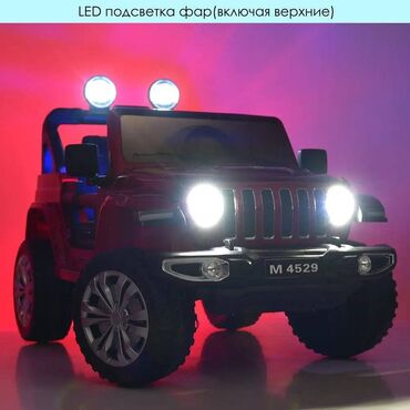 elektromobil: Yeni böyük tam ötürücülü usaq masini Jeep Rubicon lisenziyalı