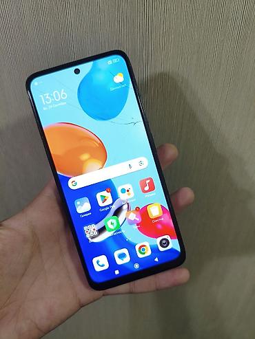 redmi 11 c: Redmi, Redmi Note 11, Б/у, 128 ГБ, цвет - Черный, 2 SIM — 2