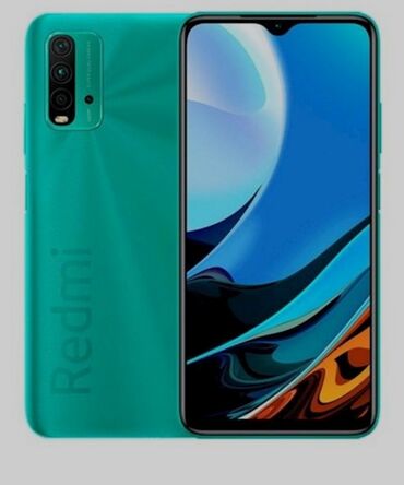 xiomi 7: Xiaomi Redmi 9T, 64 GB, rəng - Yaşıl, 
 İki sim kartlı