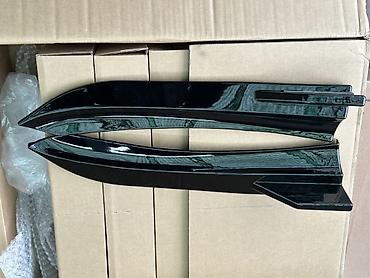 пл: Накладки на заднии м бампер / сплиттеры BMW M5 (стиль M Performance) Е — 5