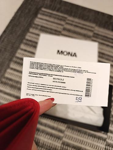 Novčanici: MONA ženski kožni novčanik – crveni - Brend: MONA - Materijal — 8