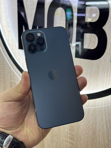 айфон 12 про мах 256: IPhone 12 Pro Max, 128 ГБ, Pacific Blue, Коргоочу айнек, Каптама, Кабель, 100 %