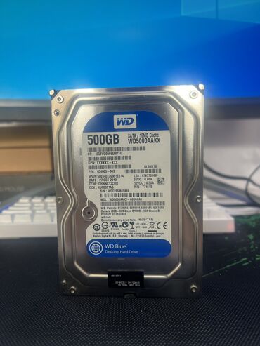 Masaüstü kompüterlər və iş stansiyaları: Xarici Sərt disk (HDD) Western Digital (WD), 512 GB, 3.5", İşlənmiş