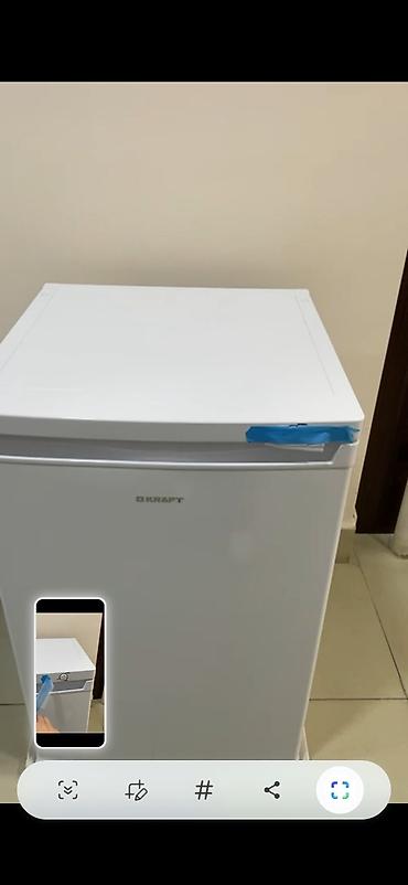 Elektronika: Kraft dondurucu – kompakt, şaquli tip - Rəng: ağ, minimal dizayn - Ön — 3