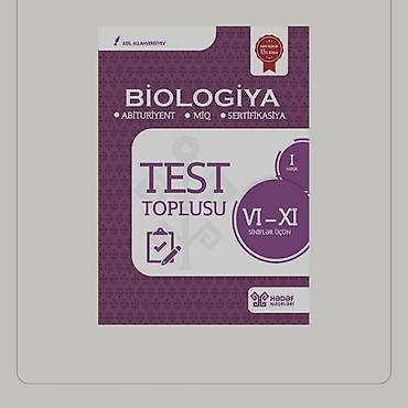 Testlər: Məhsul: Biologiya üzrə sınaq və test topluları paketi 1) “Biologiya — 2