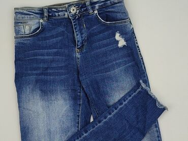 niebieskie dżinsy zara nr ref 5862 091: Bershka, Jeansy damskie, rozmiar XS