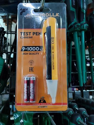 pen: Бесконтактная индикаторная отвёртка-детектор напряжения COROLLA (Test — 1