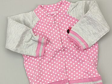 kamizelka pikowana różowa: Sweatshirt, Disney, 3-6 months, condition - Very good