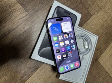 15 pro max новый: IPhone 15 Pro, Б/у, 256 ГБ, Black Titanium, Коробка, 90 %