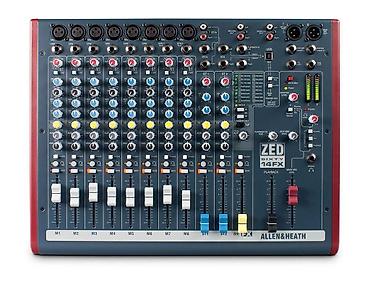 fl studio: Allen & Heath ZED60-14FX 14-канальный аналоговый микшер, FX — 2