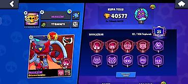 komputer ucuz: Brawl Stars hesabı - Kupa: 40,577+ - Səviyyə: 25 hesab səviyyəsi — 1