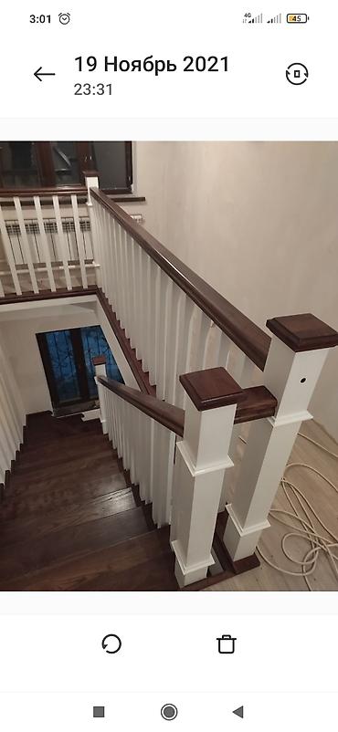 Деревянные лестницы: Деревянная лестница Для дома, Форма лестницы: Прямая, Стиль: Классический — 28