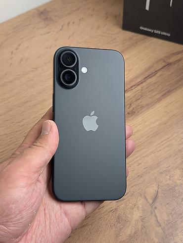 poco 5g: IPhone 16, Б/у, 128 ГБ, Графит, Кабель, 100 % — 6