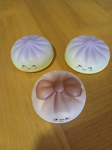 Set od 3 mekane antistres loptice – squishy igračke u obliku