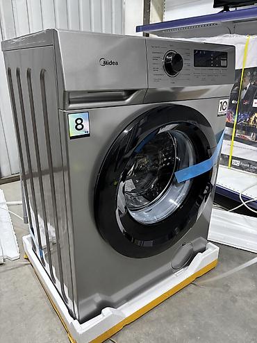 Automatic washing machines: Стиральная машина автомат, Новый, Midea, До 8 кг, Фронтальная, Рассрочка at lalafo.kg — 1 Automatic washing machines: Стиральная машина автомат, Новый, Midea, До 8 кг, Фронтальная, Рассрочка — 1
