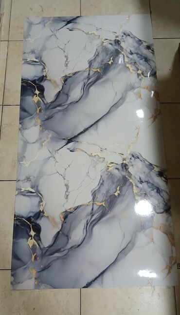 Mərmər effektli PVC panellər: Mərmər effekti verən PVC divar və Yer üçün panellər. 1.Arxası özü — 10