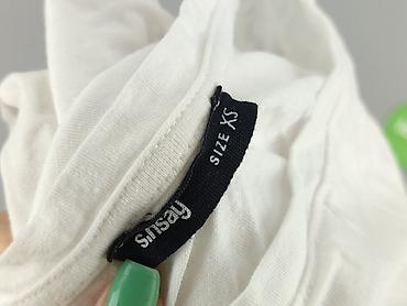 koszulka basic damska: Sinsay, T-shirt damski, rozmiar XS — 4