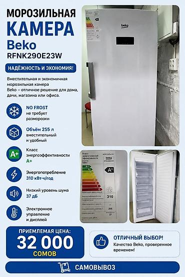 витринный холодильники: Морозильная камера Beko RFNK290E23W Основные характеристики: - — 1