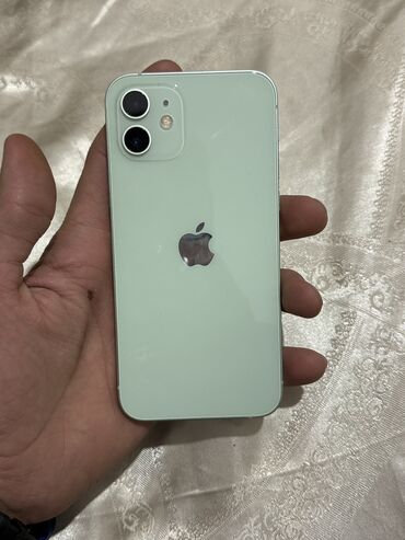 айфон 12 реплика купить: IPhone 12, Колдонулган, 128 ГБ, Жашыл, Коргоочу айнек, Каптама, 95 %