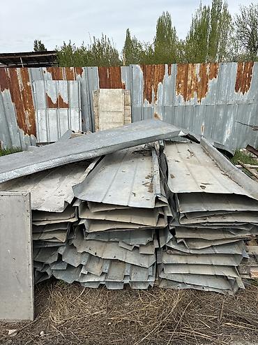 ограды: Листы оцинкованные, забор, ограды 4 метровые, ширина 70 500 сом 2м — 1