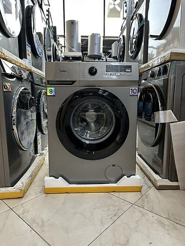 Стиральные машины автомат: Стиральная машина Midea 8кг 🔥Акция🔥 - Загрузка: 8 кг - Инверторный — 10