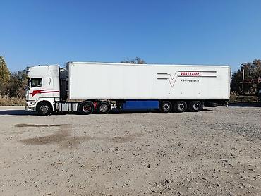 green line: Грузовой автопоезд-рефрижератор Scania с полуприцепом-изотермой/рефом — 2