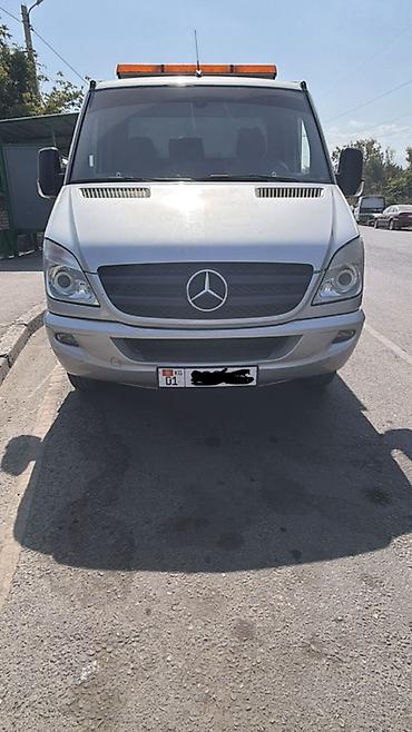 решётка на спринтер: Эвакуатор, Mercedes-Benz, 2008 г., Ломаная — 1