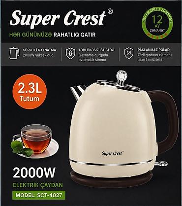Elektrik çaydan Məhsul haqqında məlumat Super Crest SCT-4027 Elektrik