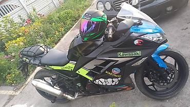воденой: Спортбайк Kawasaki, 400 куб. см, Бензин, Взрослый, Новый — 3