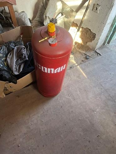 Газовый баллон с арматурой и манометром. - Материал: металл, окраска at lalafo.kg Газовый баллон с арматурой и манометром. - Материал: металл, окраска