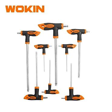 nabor desti: WOKIN 8 Parça T Tipli Torx Allen Açar Dəsti WOKIN markasının T tipli — 1