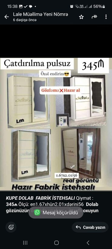 Mətbəx mebeli: Yataq otağı üçün
