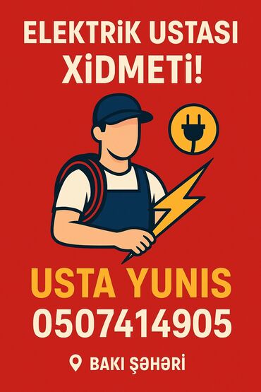 dovşan şəkilləri çəkmək: Bakıda Peşəkar Elektrik Ustası Xidməti! Bakı şəhərində təcrübəli