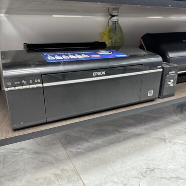 принтеры: Струйный 6-цветный Принтер Epson L805 (СНПЧ, Wi-Fi, цветная печать)