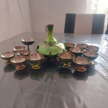 cərəz qabları: Qədəhlər, Paslanmayan polad, 14 ədədli dəst