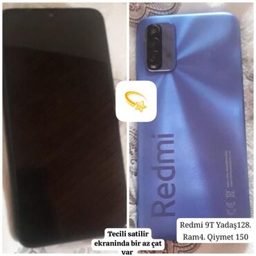 redmi note 8 pro qiyməti: Redmi 9T, 128 GB, rəng - Mavi