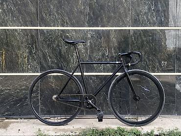 набор звёздочек: Фикс-байк (single speed/фикс) в минималистичном матово‑чёрном — 2
