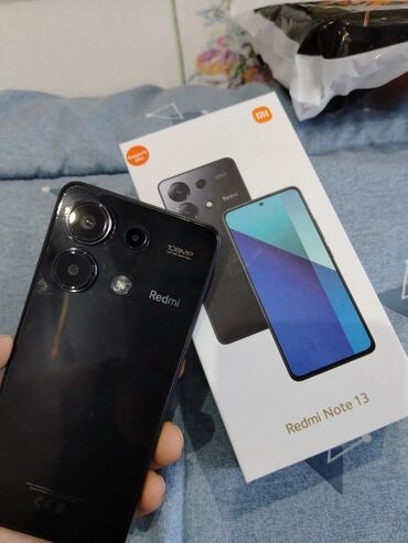 Redmi: Redmi, Redmi Note 13, Б/у, 128 ГБ, цвет - Черный, 2 SIM